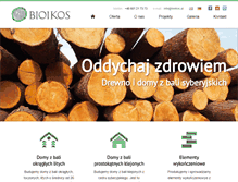 Tablet Screenshot of bioikos.pl